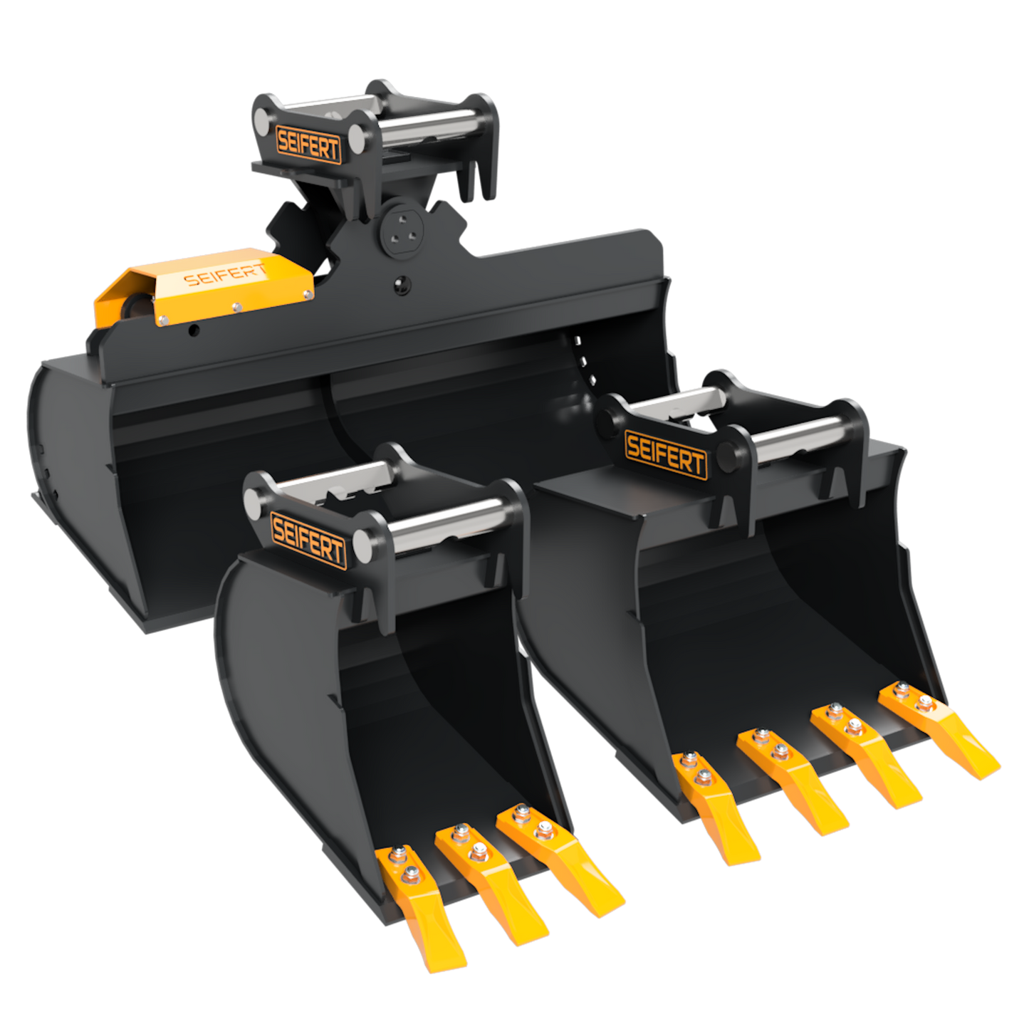 Löffelpaket MS01 Symlock für 1–2 t Trägergeräte