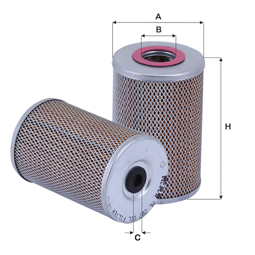Hydraulikfilter Fil Filter - ML287 passend zu KOMATSU