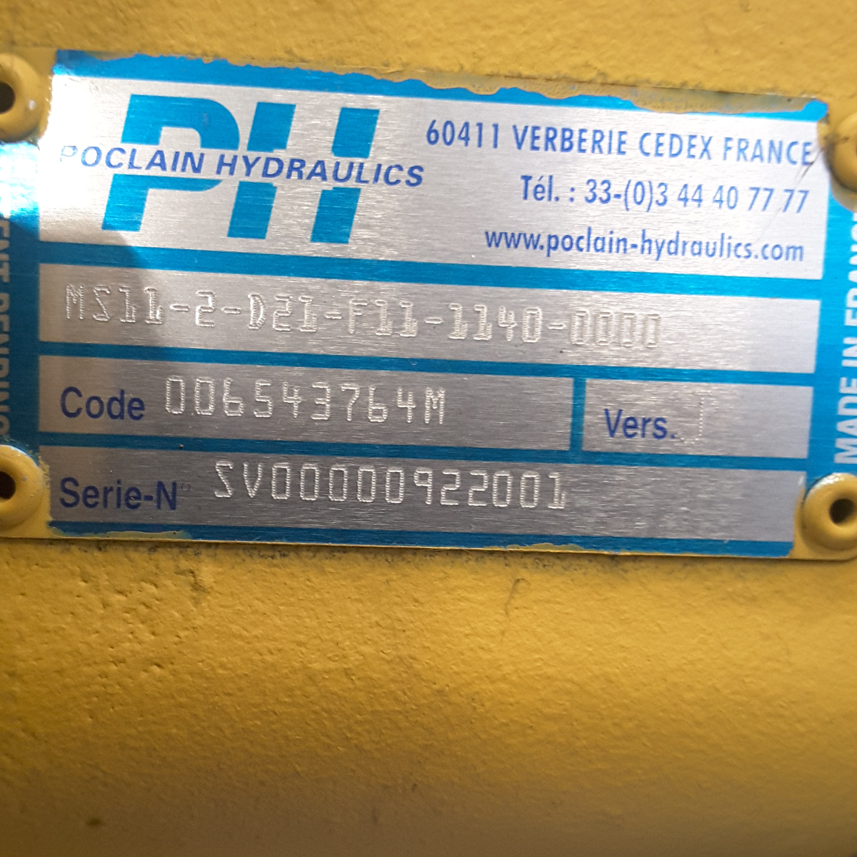Bomag Fahrmotor 05815270 / Poclain