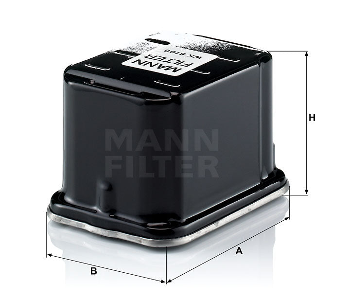 Kraftstofffilter Mann Hummel - WK 8106 passend zu JOHN DEERE