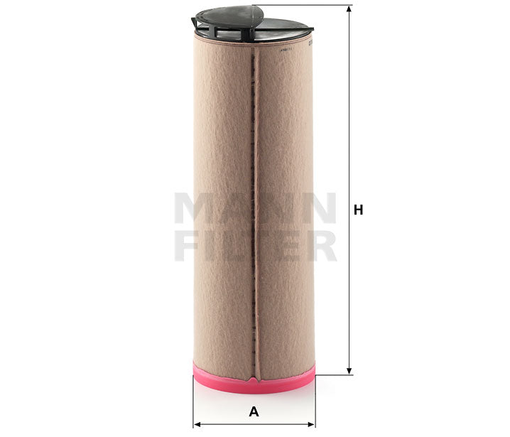 Luftfilter Mann Hummel - CF 810 passend zu CATERPILLAR