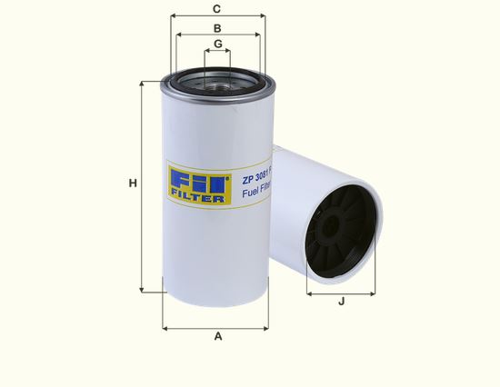 Kraftstofffilter Fil Filter - ZP3081F passend zu CATERPILLAR