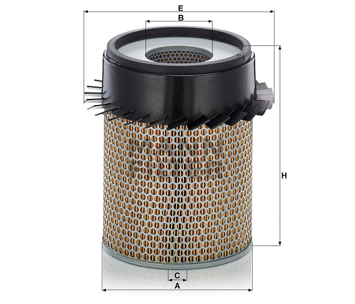 Luftfilter Mann Hummel - C 21 317 passend zu KOMATSU