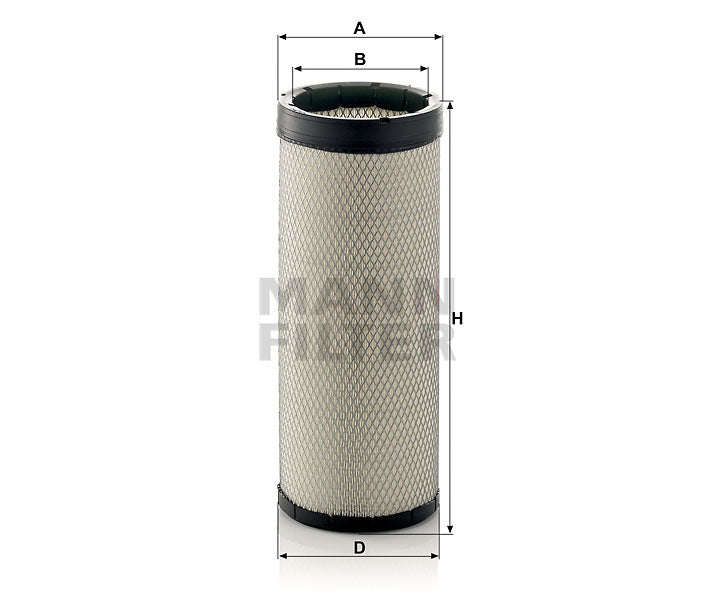 Luftfilter Mann Hummel - CF 1800 passend zu KOMATSU