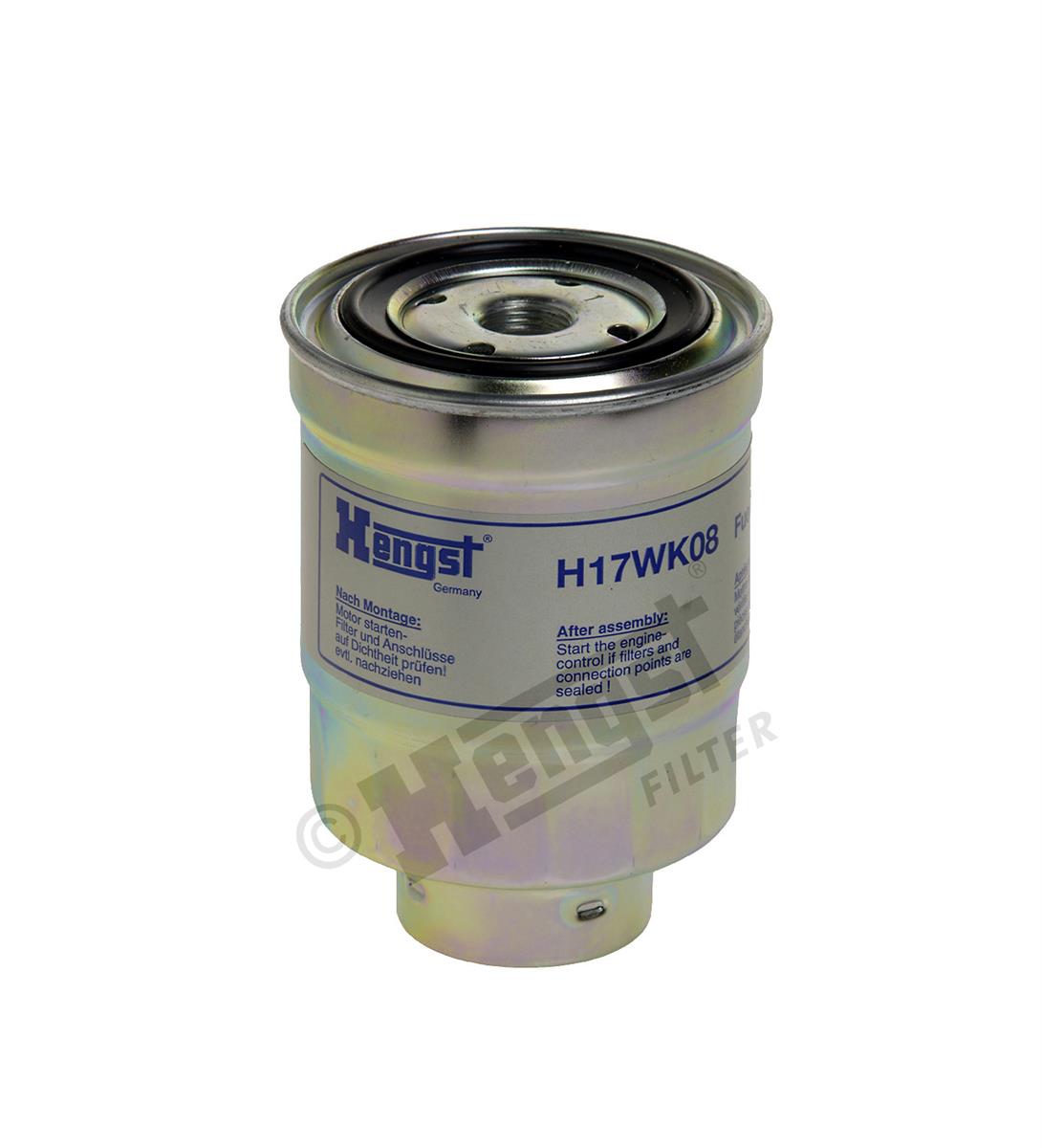 Kraftstofffilter Hengst - H17WK08 passend zu KOMATSU