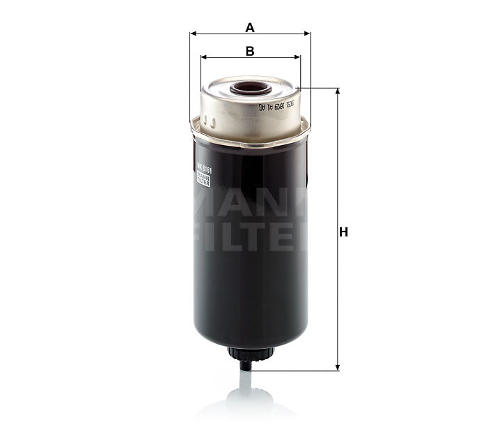 Kraftstofffilter Mann Hummel - WK 8161 passend zu JOHN DEERE