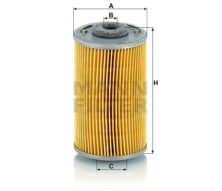 Kraftstofffilter Mann Hummel - P 707 passend zu KOMATSU