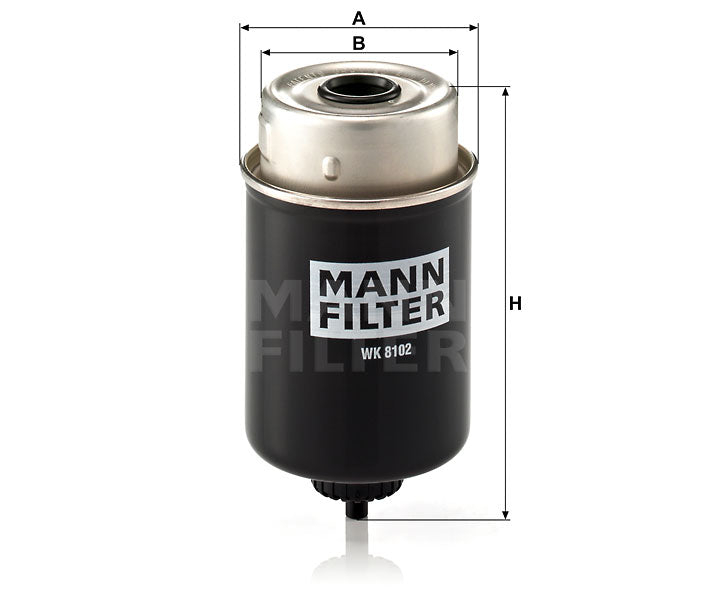 Kraftstofffilter Mann Hummel - WK 8102 passend zu CATERPILLAR