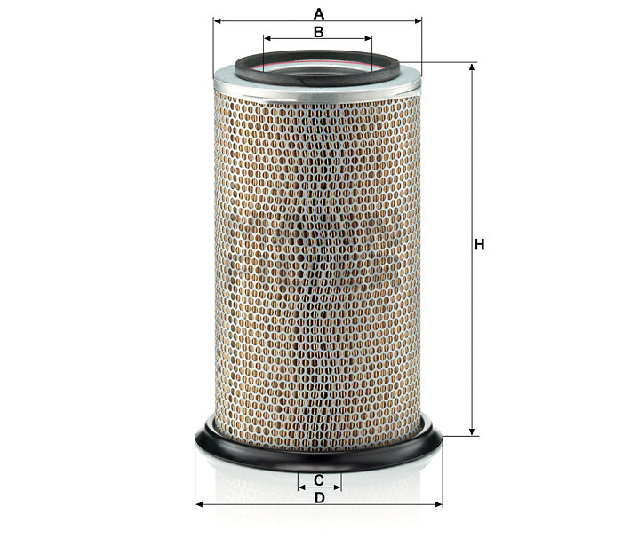 Luftfilter Mann Hummel - C 28 750 passend zu CASE/CASE IH