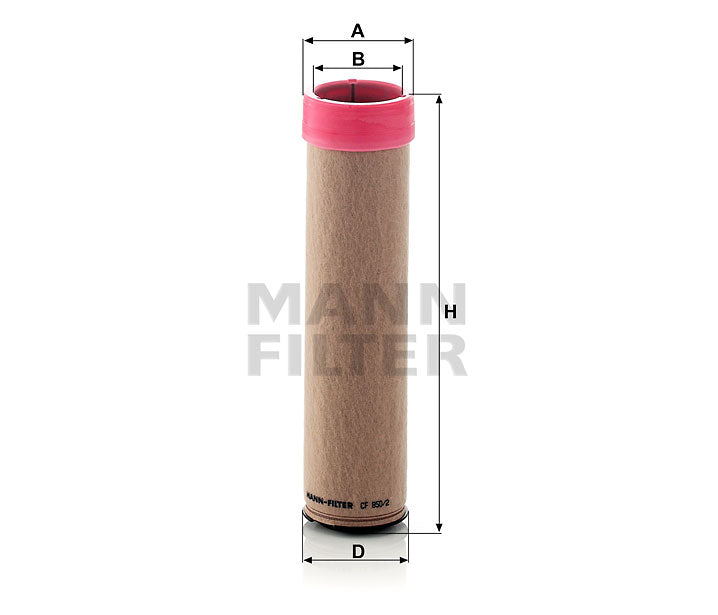 Luftfilter Mann Hummel - CF 850/2 passend zu KUBOTA