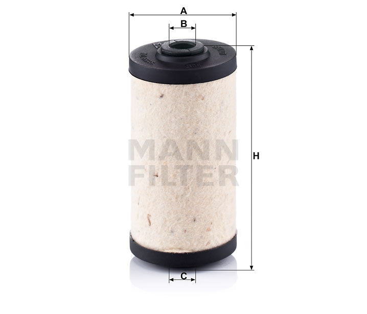 Kraftstofffilter Mann Hummel - BFU 707 passend zu KOMATSU
