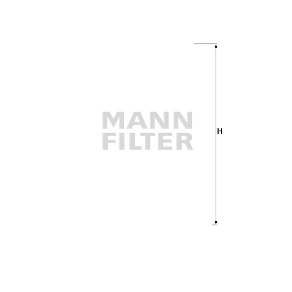 Luftfilter Mann Hummel - C 19 384/1 passend zu JOHN DEERE