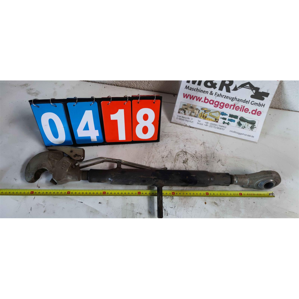 Oberlenker Kat 2 mit Gewinde und Fanghaken 720 x 48 mm