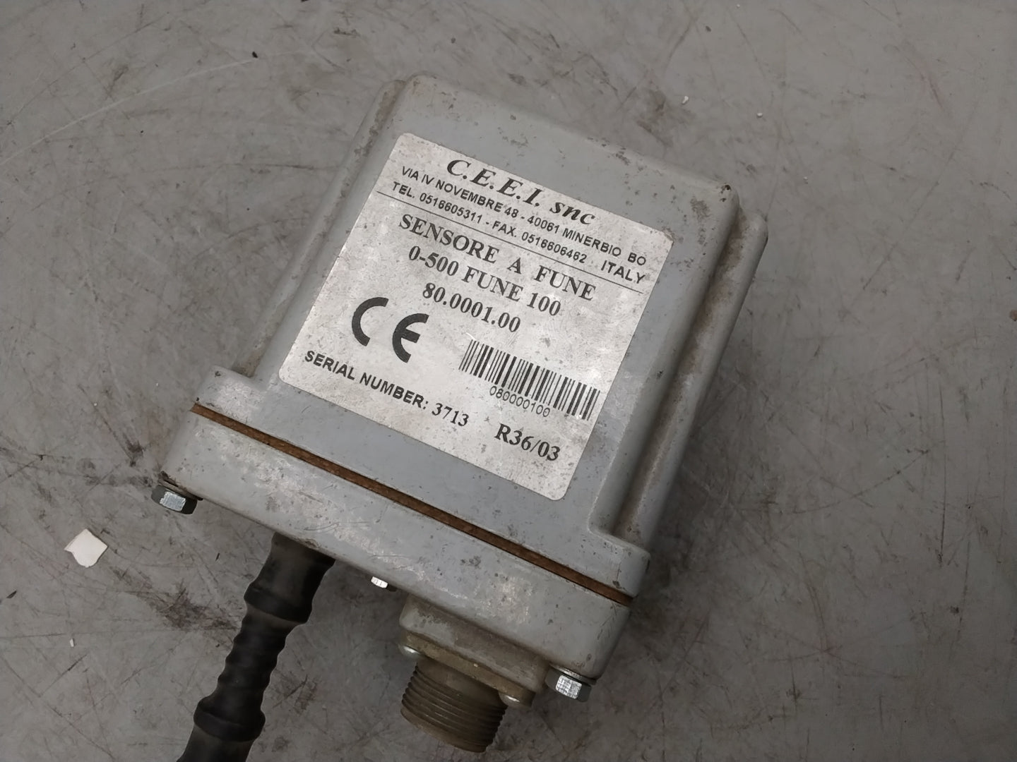 C.E.E.I. C.E.E.I. Seilzugsensor 0-500 FUNE 100 - neu