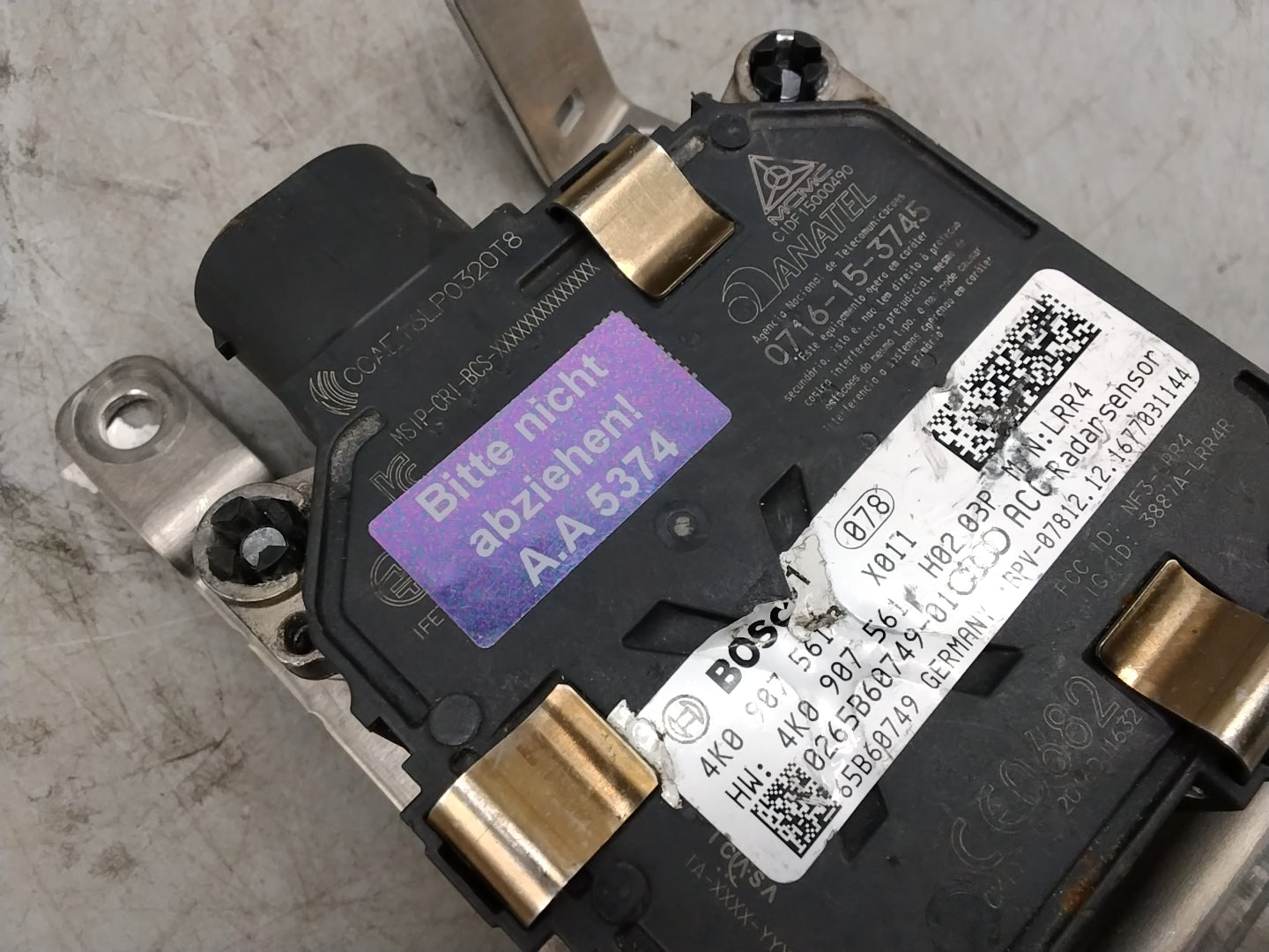 BOSCH Bosch ACC Radarsensor passend für Audi - gebraucht