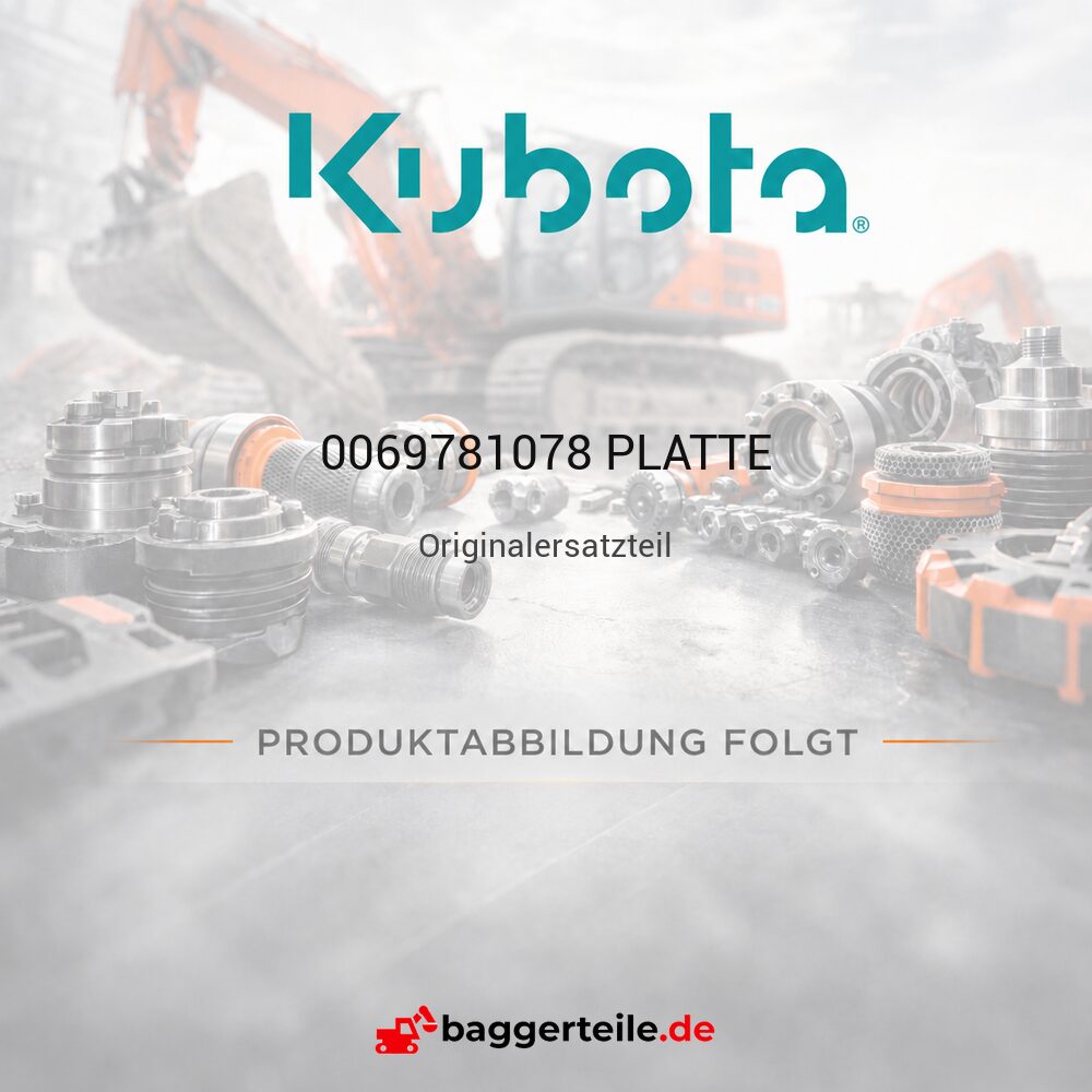 KUBOTA PLATTE (0069781078)