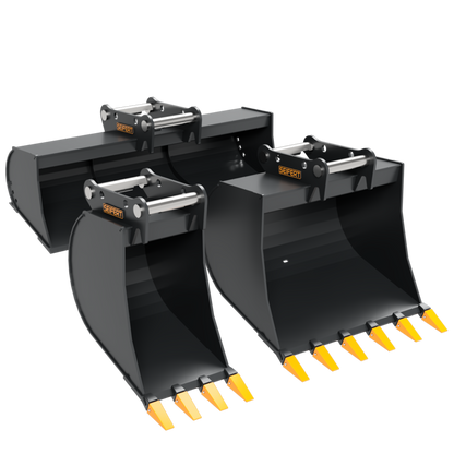 Löffelpaket MS08 Symlock für 5–10 t Trägergeräte