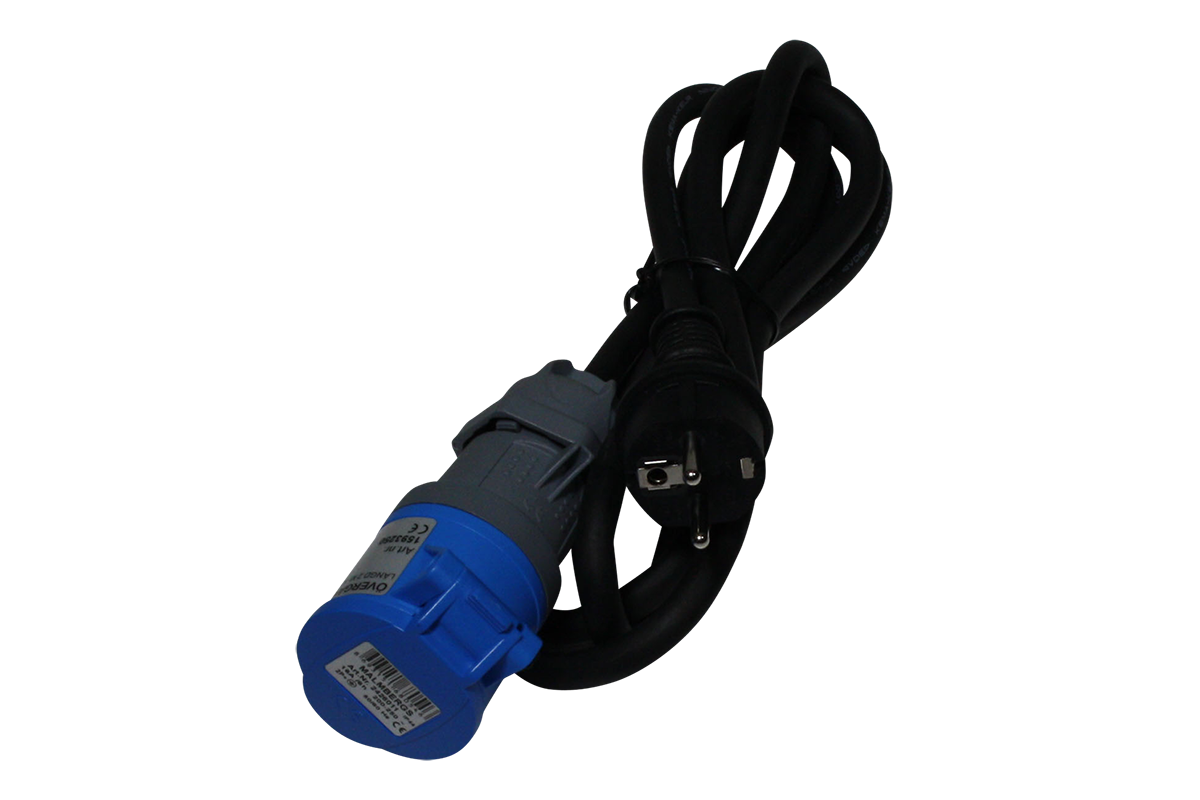 Adaptorkabel CEE auf Schuko 1 m 1-phasig 3G1,5