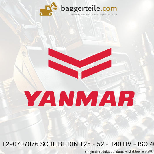 1290707076 SCHEIBE DIN 125 - 52 - 140 HV - ISO 4042/ZN8/CN/T2