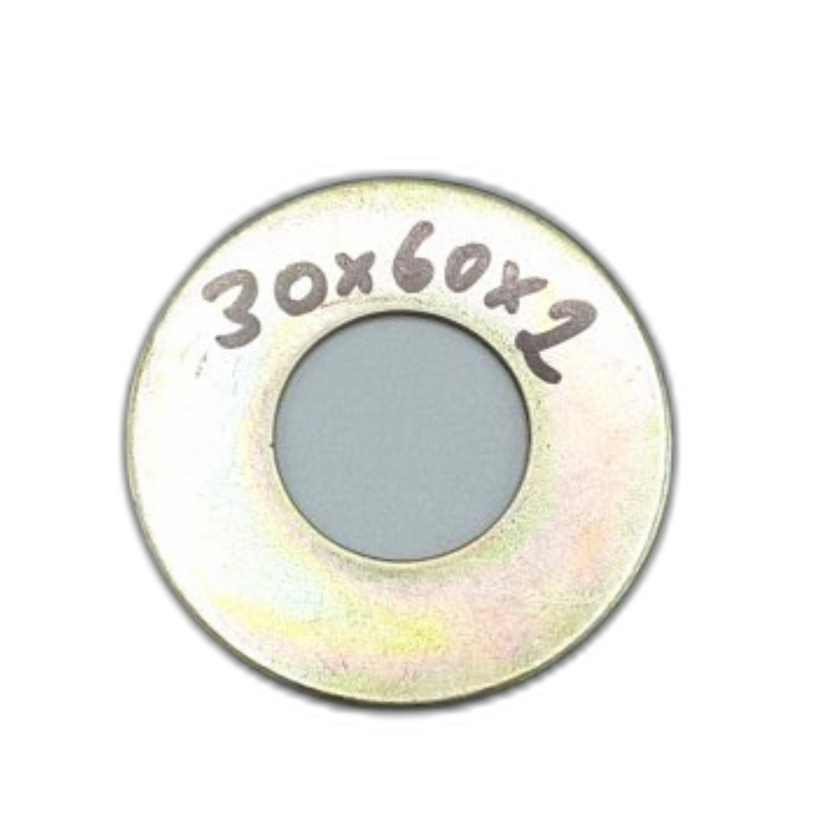 Distanzscheibe 30x60x2 mm Stahl verzinkt