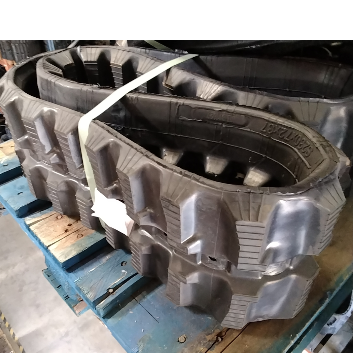 Gummikette 230x72x37 für HOLMAC HZG24