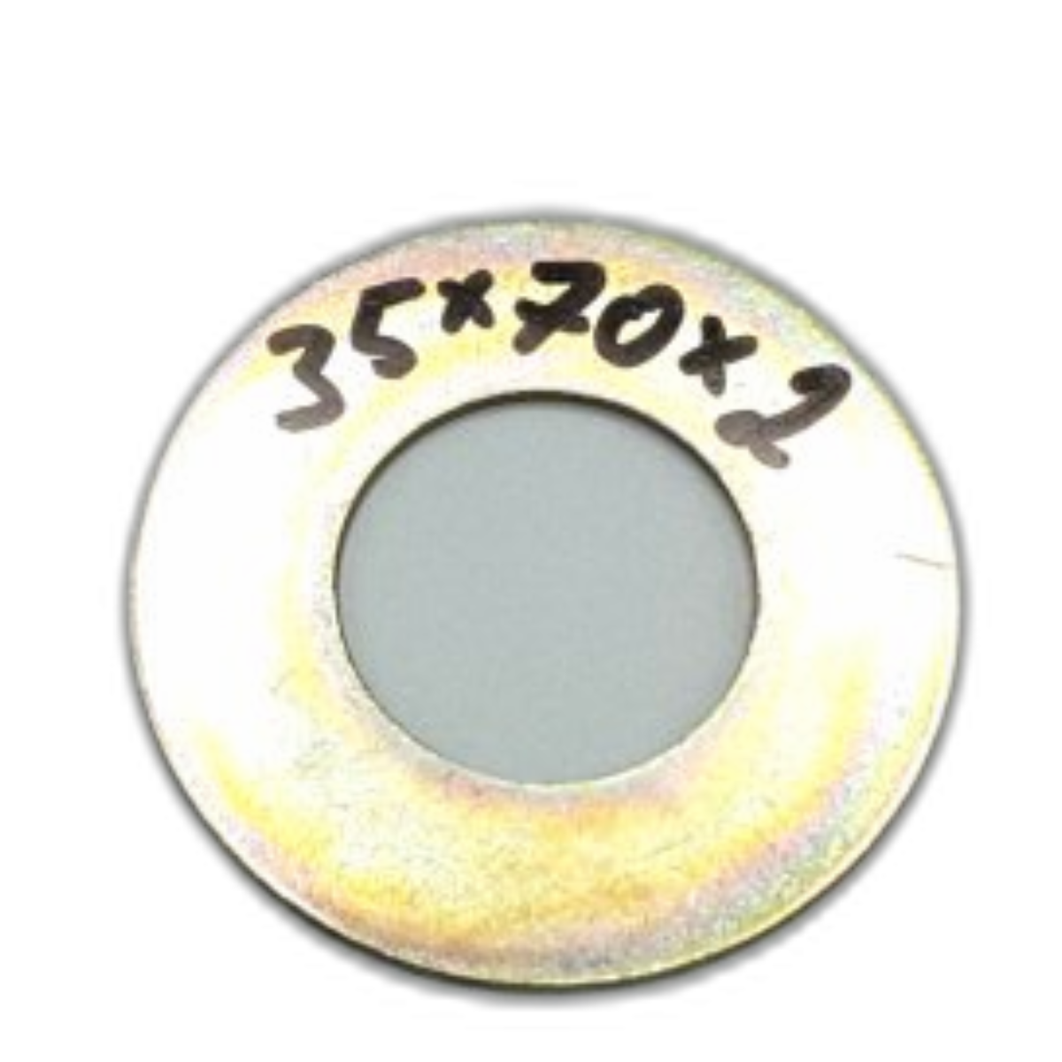 Distanzscheibe 35x70x2 mm Stahl verzinkt