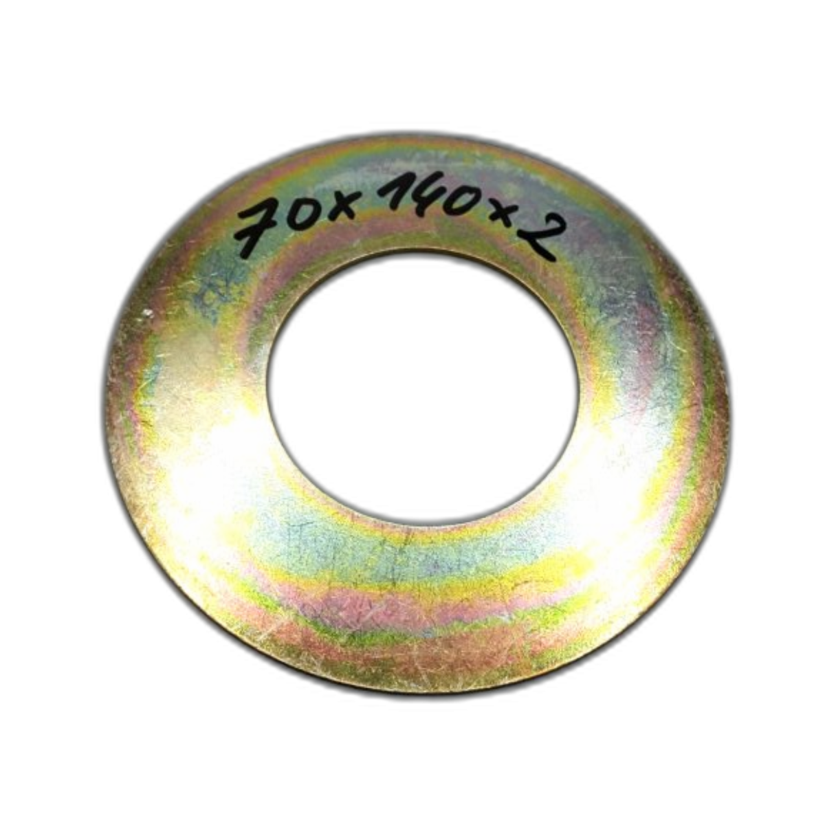 Distanzscheibe 70x140x2 mm