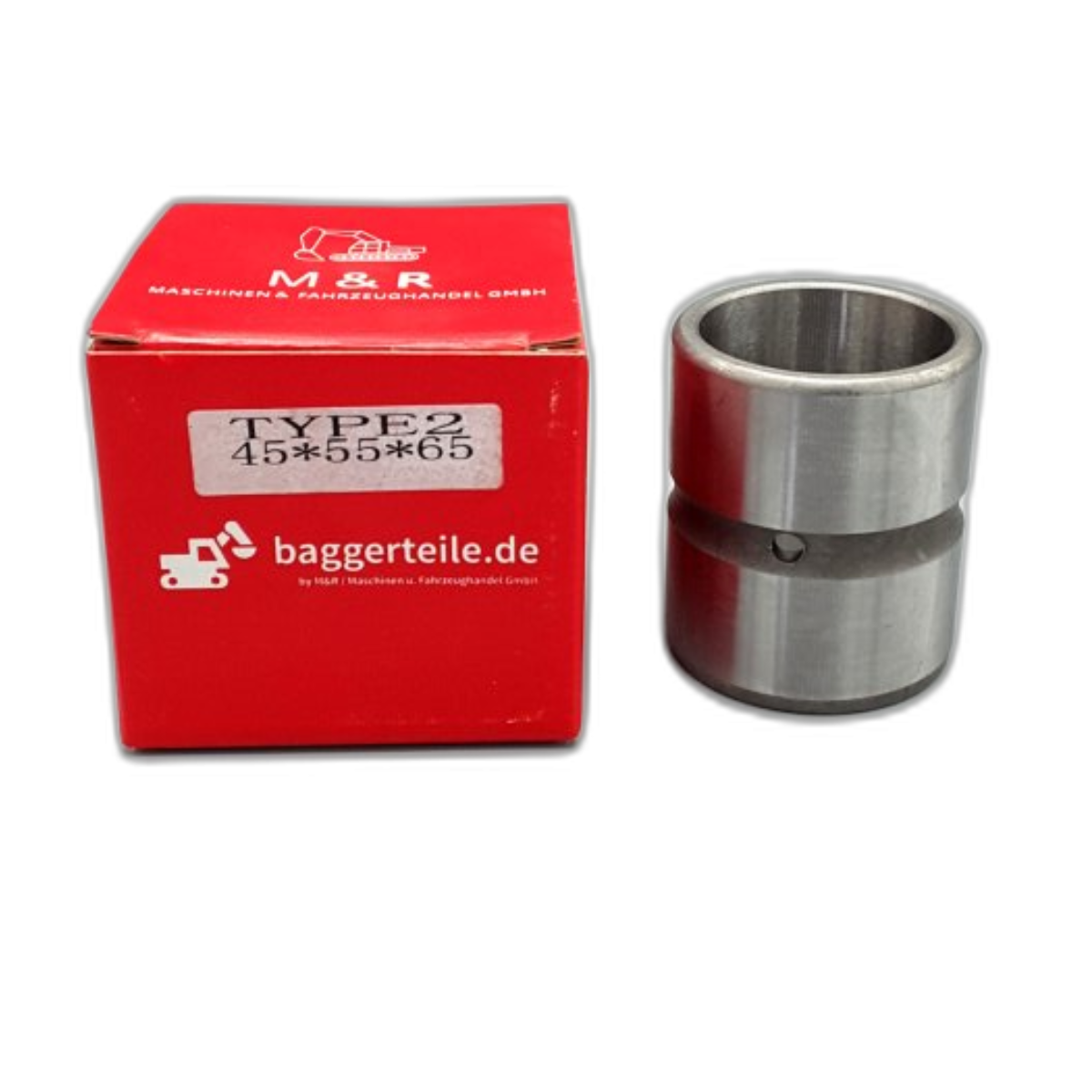 Buchse 45x55x65 Type 2 für Baumaschinen