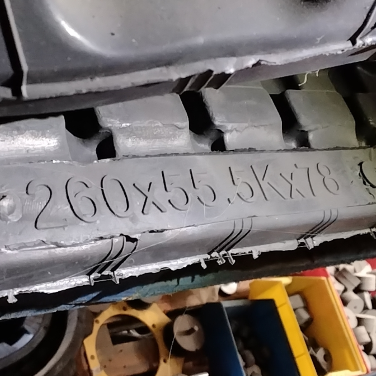Gummikette 260x55,5x78Y für Yanmar B25VA