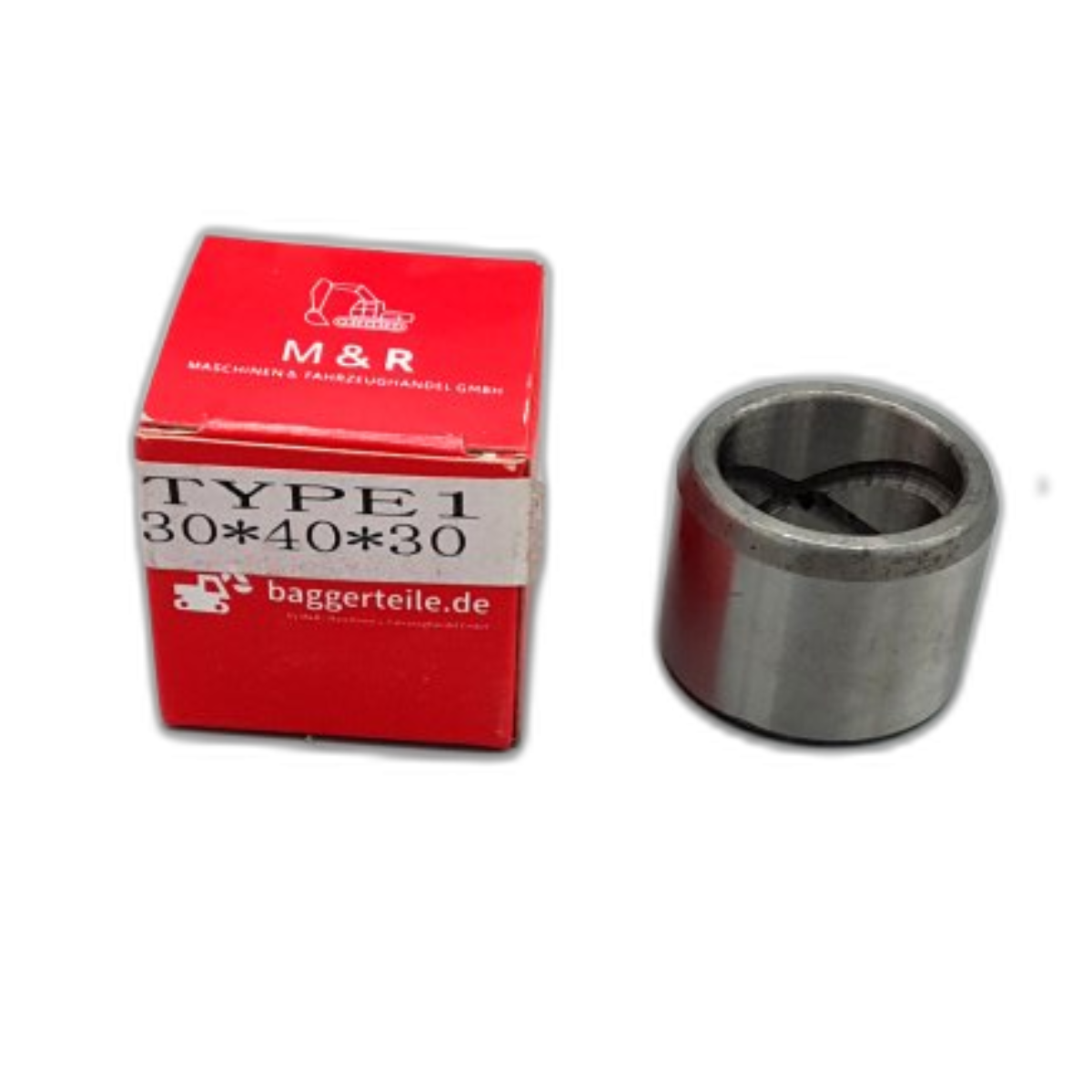Buchse 30x40x30 mm mit Schmiernut