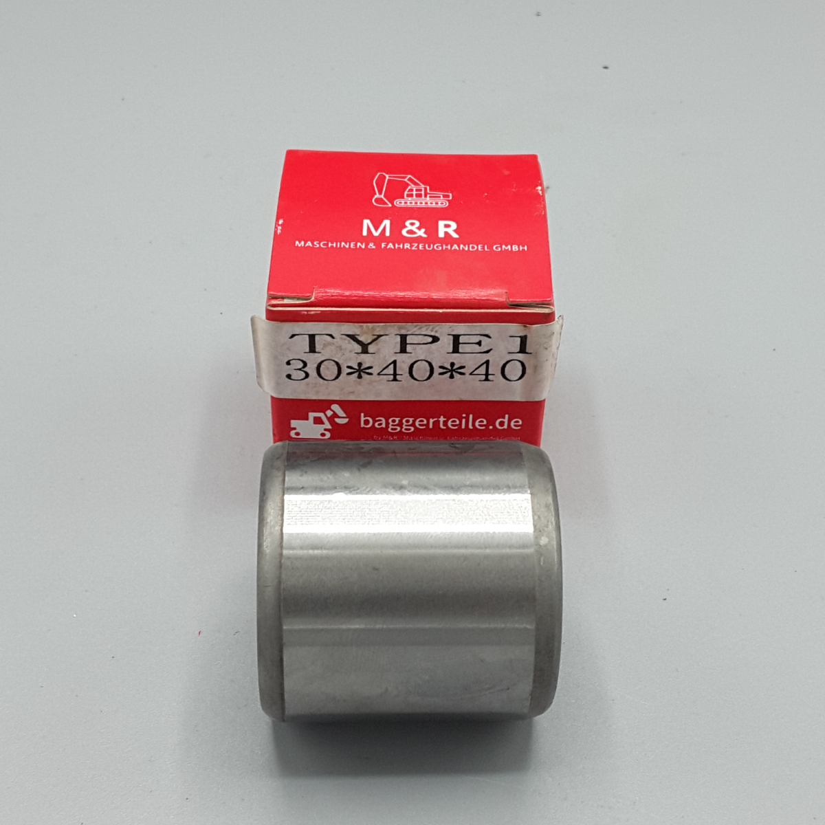 Buchse 30x40x40 mit Schmiernut Type 1