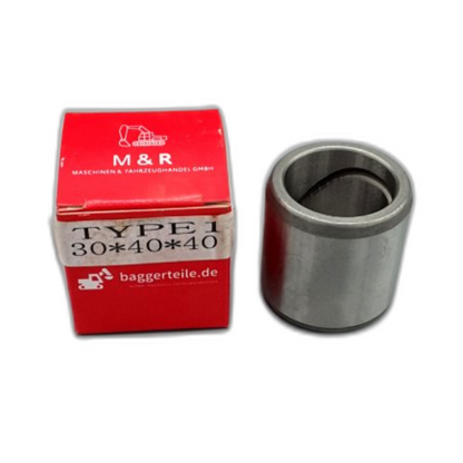 Buchse 30x40x40 mit Schmiernut Type 1