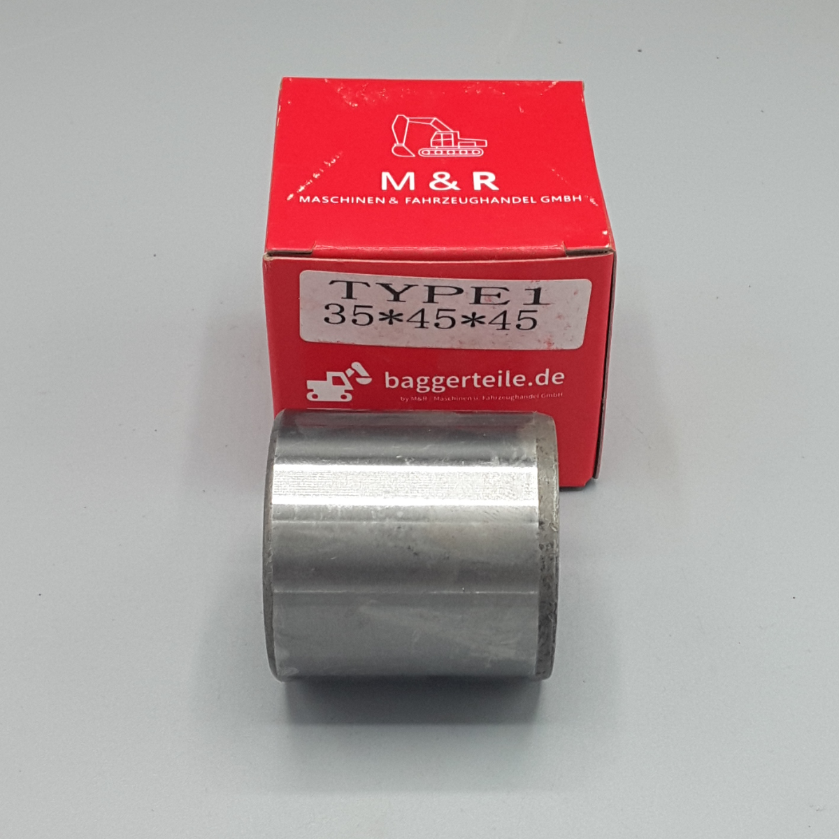 Buchse 35x45x45 mit Schmiernut