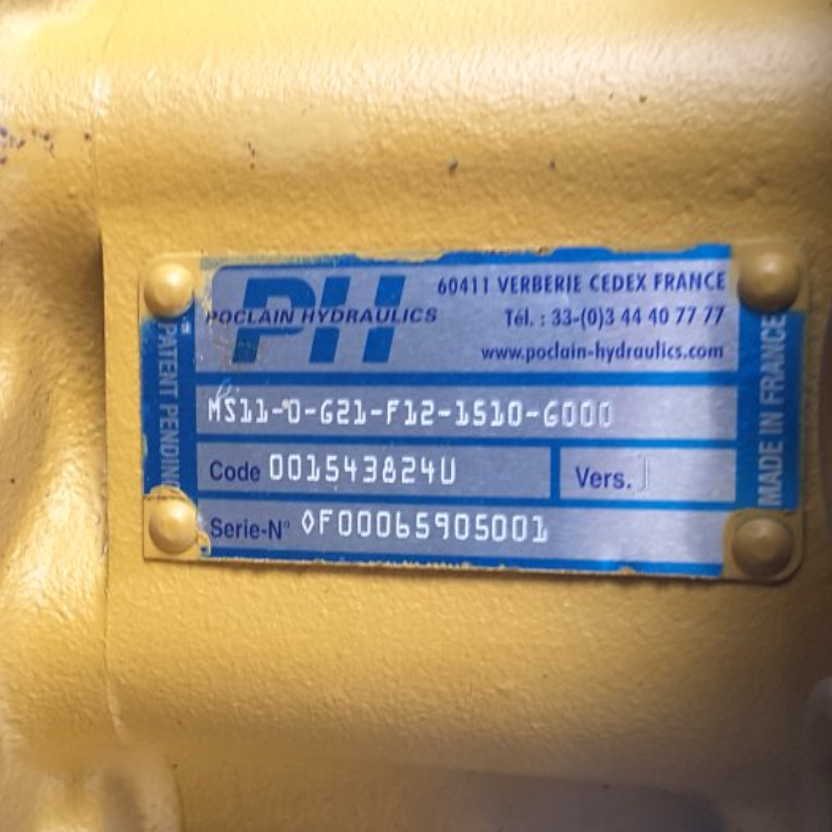 Fahrmotor Poclain Hydraulics/BOMAG MS11-0-621-F12-1510-6000