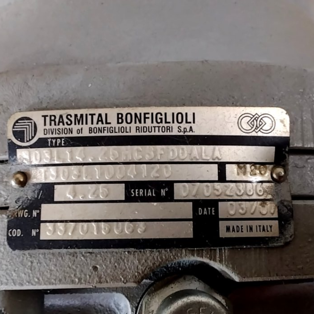Trasmital Bonfiglioli Getriebe 337015063