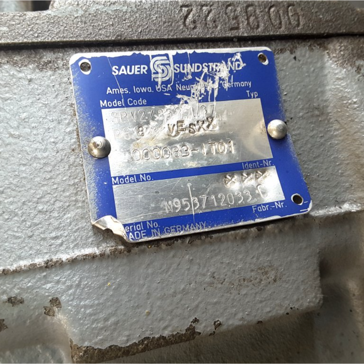 Hydraulikpumpe Sauer Sundstrand 1000083-101 gebraucht