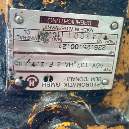 Hydraulikpumpe Hydromatik 225.25.00.21 A6V.107.HA.2.F.Z.1.145 gebraucht