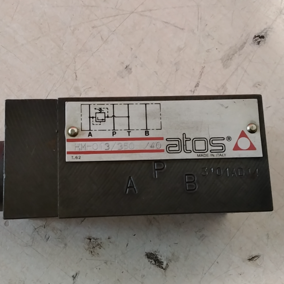 ATOS Hydraulikventil HM-013/350/40