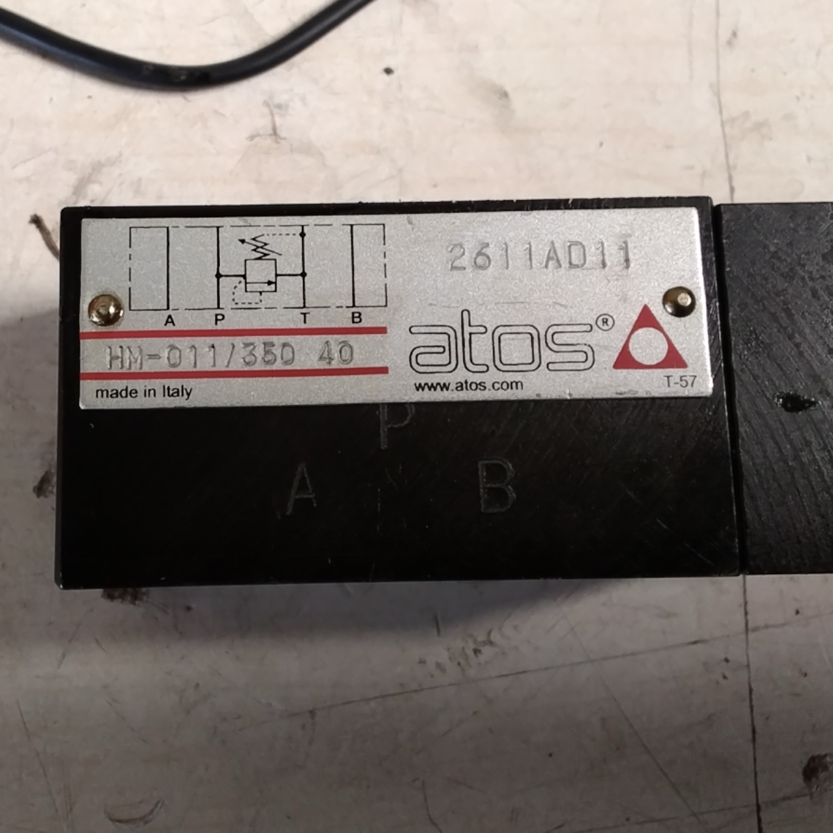 ATOS Hydraulikventil HM-011/350 40