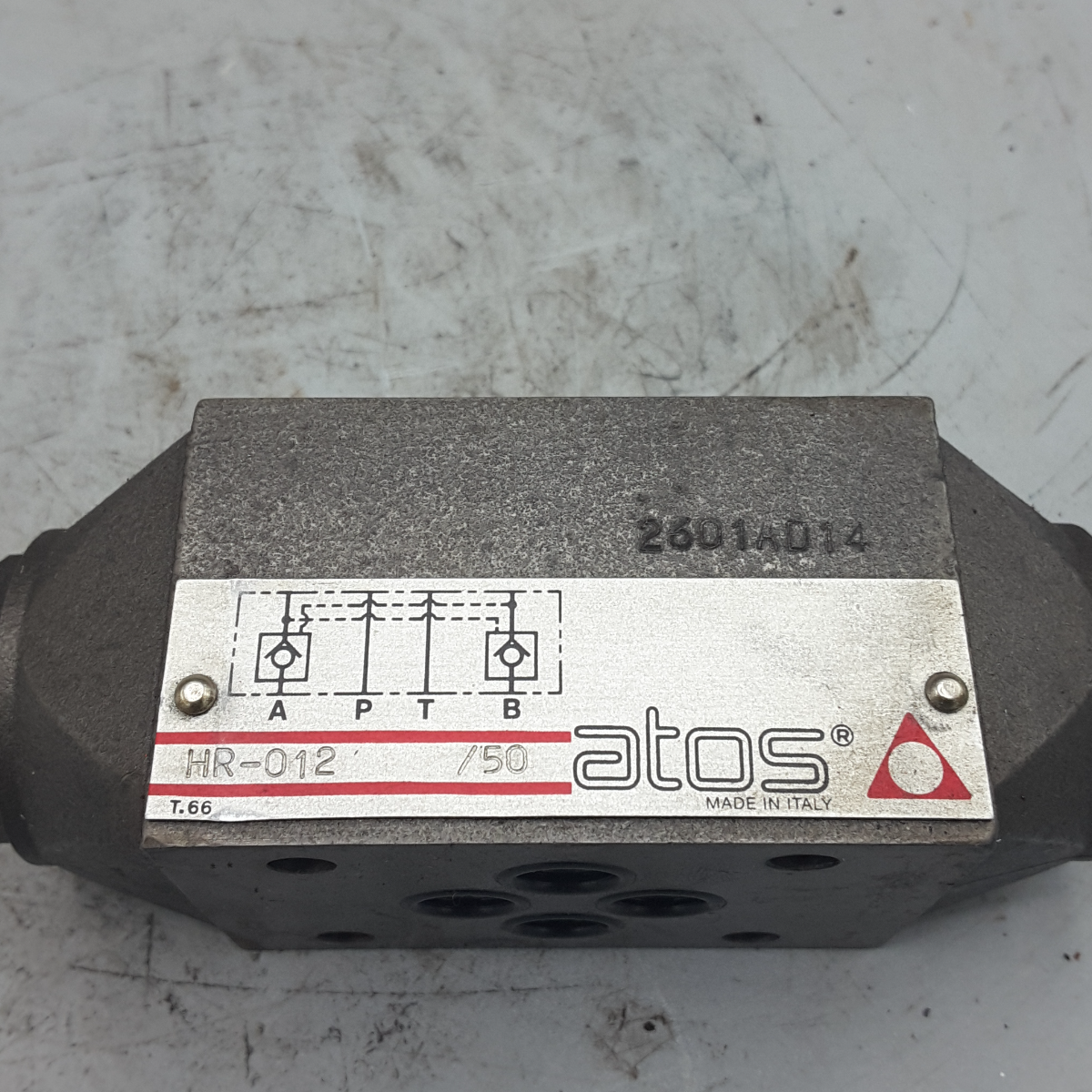 ATOS Sperrventil 2601A014 HR-012 /50 T.66