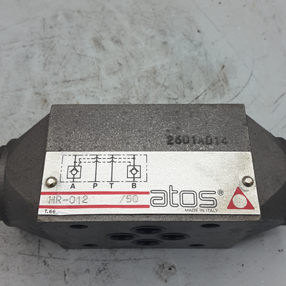 ATOS Sperrventil 2601A014 HR-012 /50 T.66