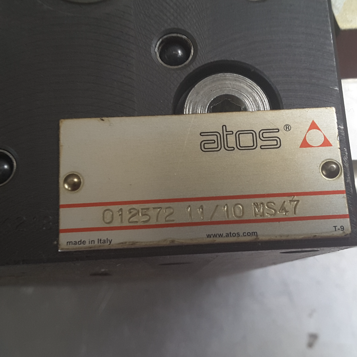 ATOS Hydraulikventilblock 012572 11/10 MS47