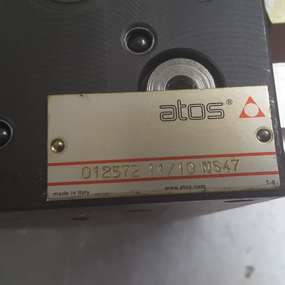 ATOS Hydraulikventilblock 012572 11/10 MS47