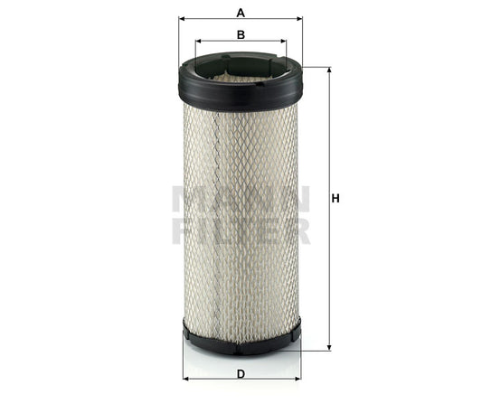 Luftfilter Mann Hummel - CF 1574 passend zu CATERPILLAR