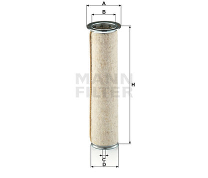 Luftfilter Mann Hummel - CF 922 passend zu BOBCAT