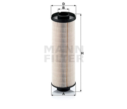 Kraftstofffilter Mann Hummel - PU 855 x passend zu LIEBHERR