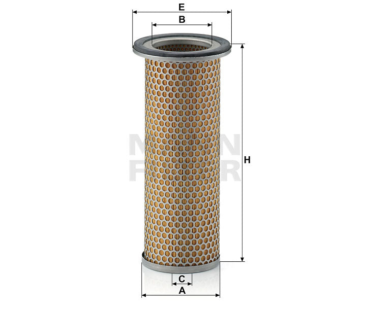 Luftfilter Mann Hummel - C 1281 passend zu KOMATSU