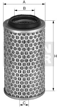 Luftfilter Mann Hummel - C 36 1142 passend zu KOMATSU