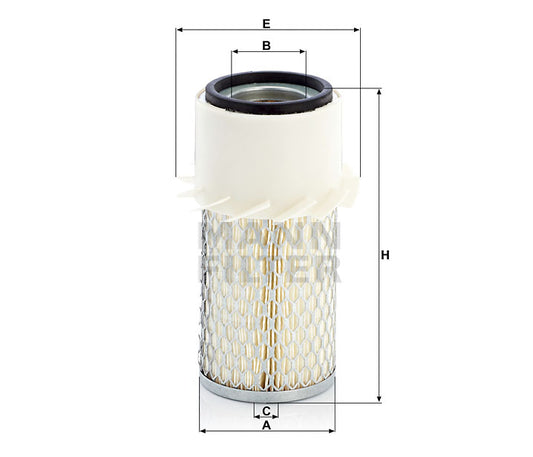 Luftfilter Mann Hummel - C 934 x passend zu YANMAR