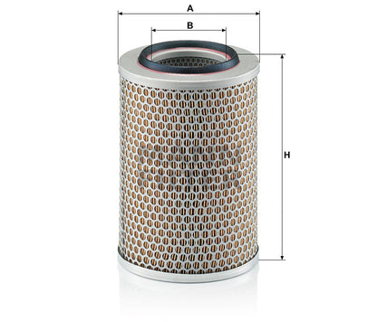Luftfilter Mann Hummel - C 17 201 passend zu BOMAG